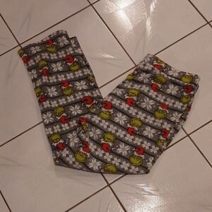 4/$60 The Grinch Fleece Pajama Bottoms - Size Large